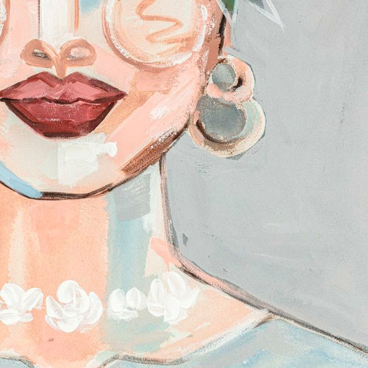 Tela DKD Home Decor Fiori Moderno (80 x 3,7 x 100 cm) (2 Unità)