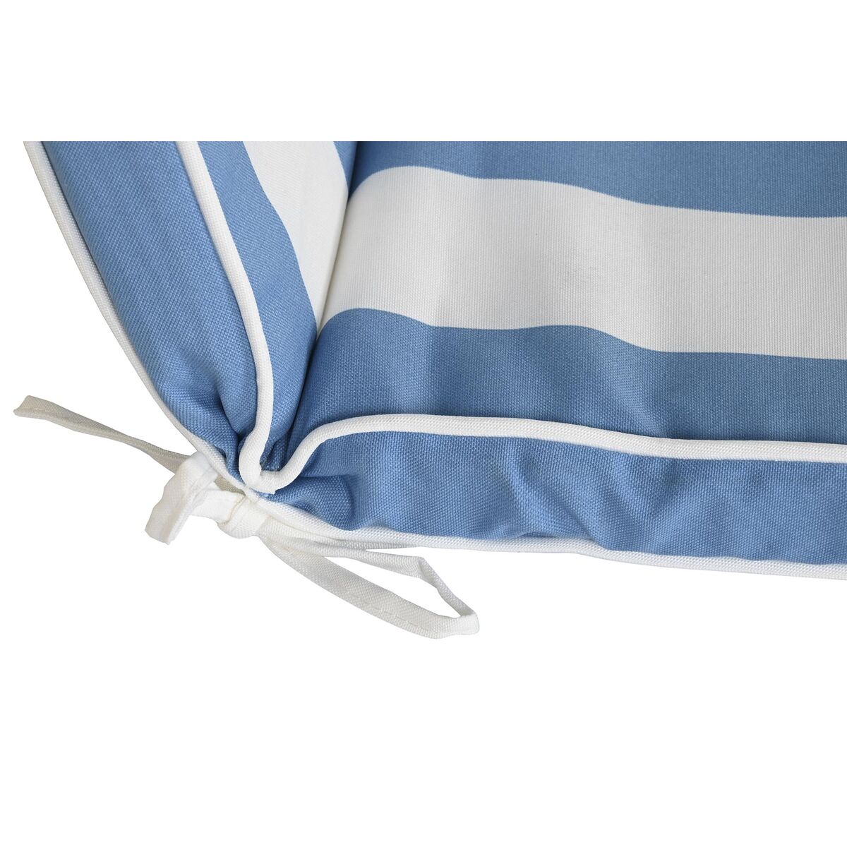 Cuscino DKD Home Decor Amaca 190 x 60 x 5 cm Bianco Blu cielo