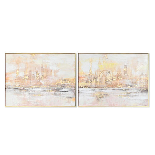 Quadro DKD Home Decor New York (80 x 3,5 x 60 cm) (2 Unità)