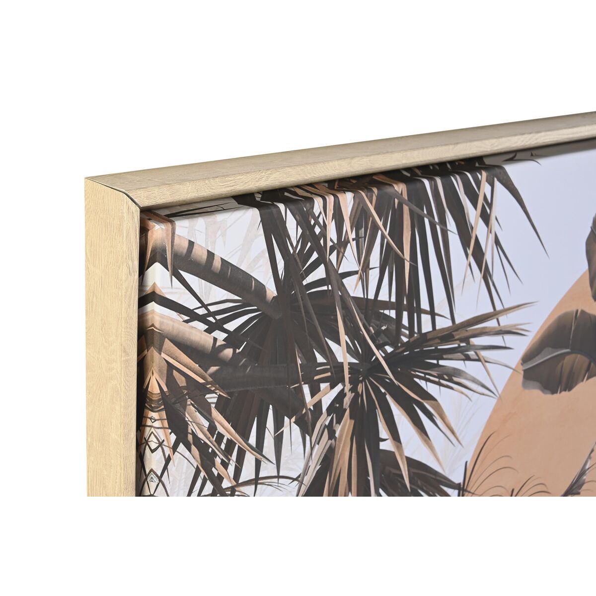 Quadro DKD Home Decor Palme Tropicale (104 x 4,5 x 143,5 cm) (2 Unità)