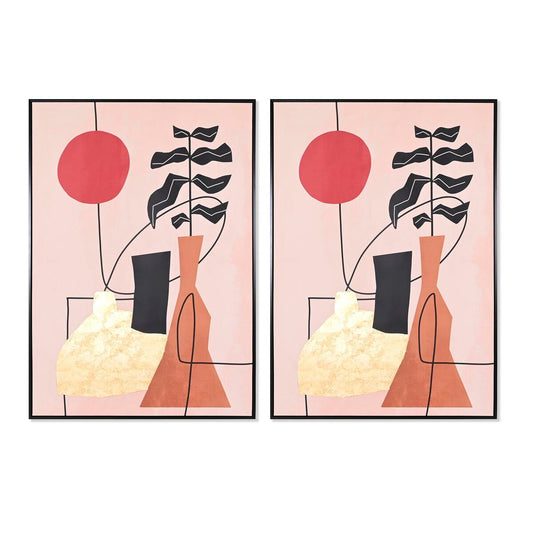 Quadro DKD Home Decor Vaso (83 x 4,5 x 123 cm) (2 Unità)