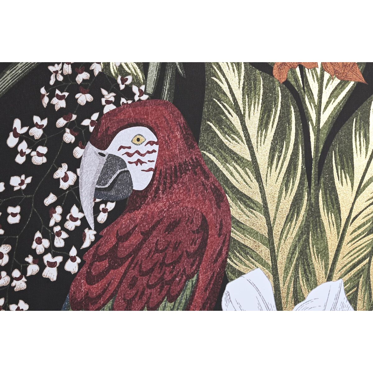 Quadro DKD Home Decor Pappagallo Tropicale (83 x 4,5 x 123 cm) (2 Unità)