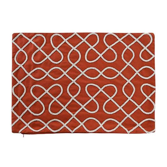 Fodera per cuscino DKD Home Decor Terracotta (60 x 1 x 40 cm)