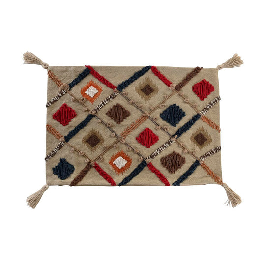 Fodera per cuscino DKD Home Decor Multicolore Frange (60 x 1 x 40 cm)