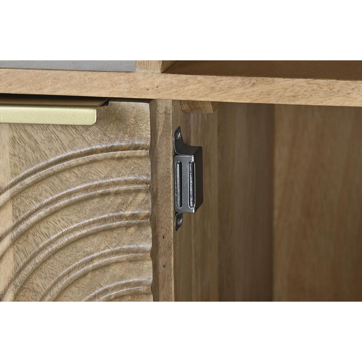 Scaffale DKD Home Decor Naturale Dorato Legno di mango 90 x 40 x 180 cm