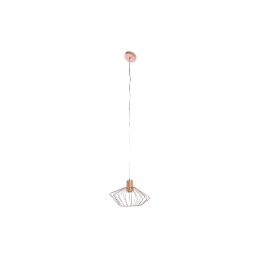 Lampadario DKD Home Decor Argentato Nero Grigio Rosa Metallo Bianco 50 W 60 W Pino (34 x 34 x 21 cm) (4 Unità)