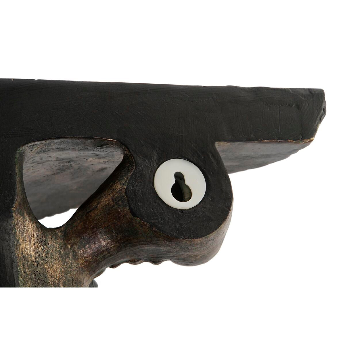 Mensole DKD Home Decor Elefante Dorato Resina (36,5 x 16,5 x 36 cm)