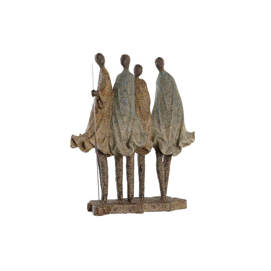 Statua Decorativa DKD Home Decor Africana Resina Multicolore (33,5 x 14,5 x 41 cm)