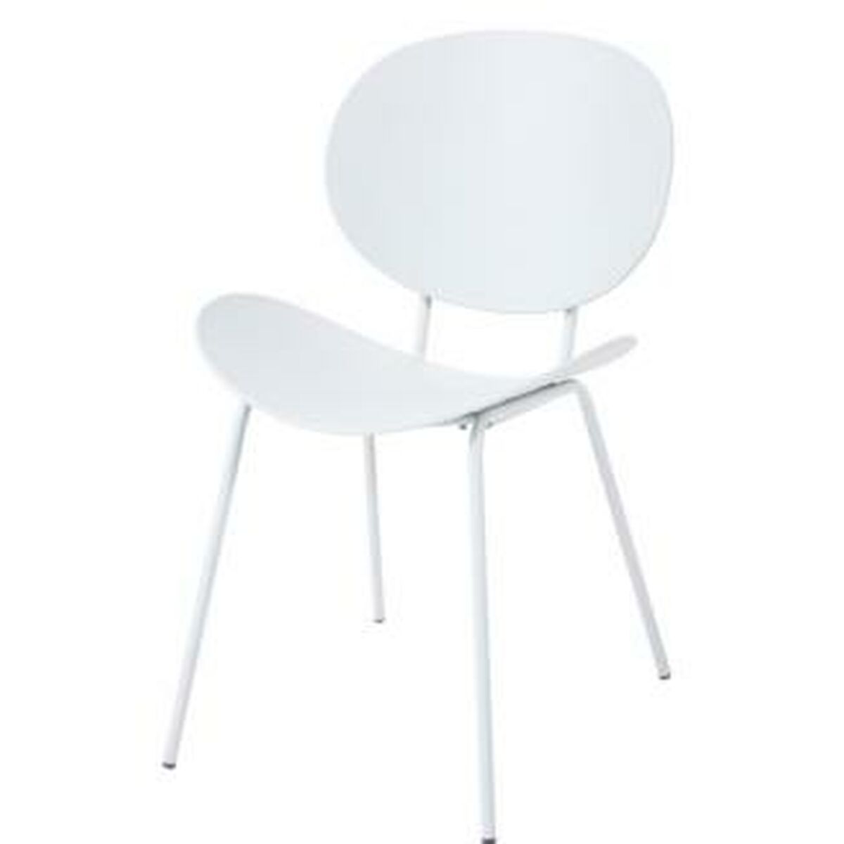 Sgabello DKD Home Decor Nero Metallo Bianco polipropilene (52,5 x 49 x 104 cm)
