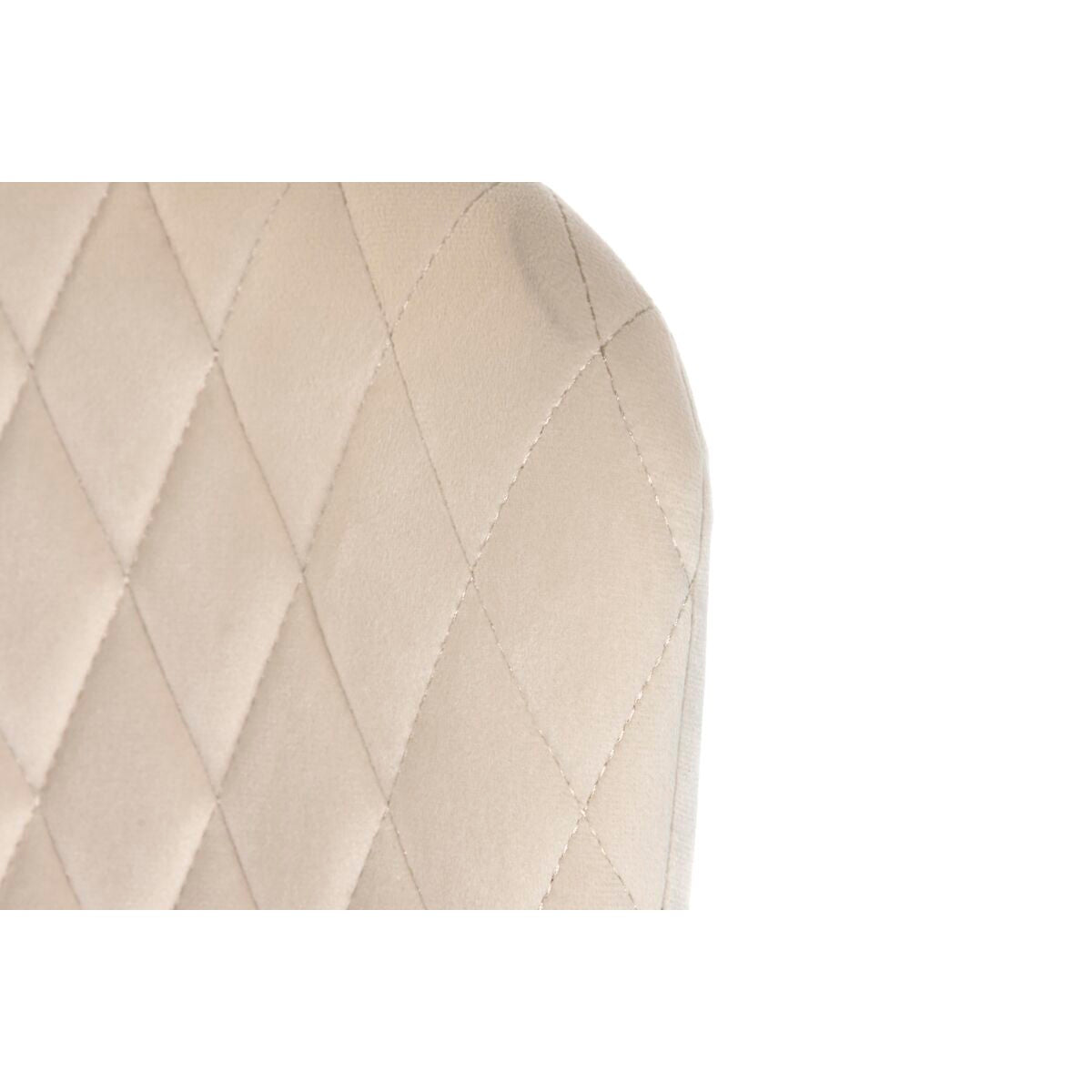 Sgabello DKD Home Decor 58,5 x 48,5 x 96,5 cm 48 x 55 x 100 cm 48 x 55 x 96,5 cm Nero Beige Metallo