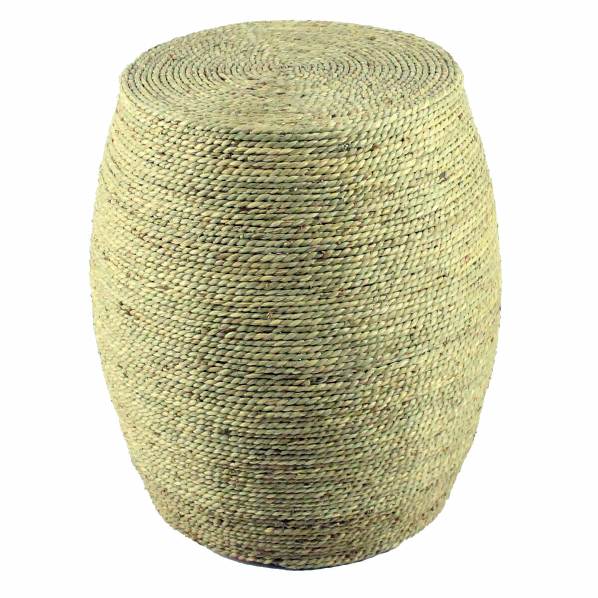 Poggiapiedi DKD Home Decor Corda Alluminio Marrone Chiaro Canapa (45 x 45 x 52 cm)