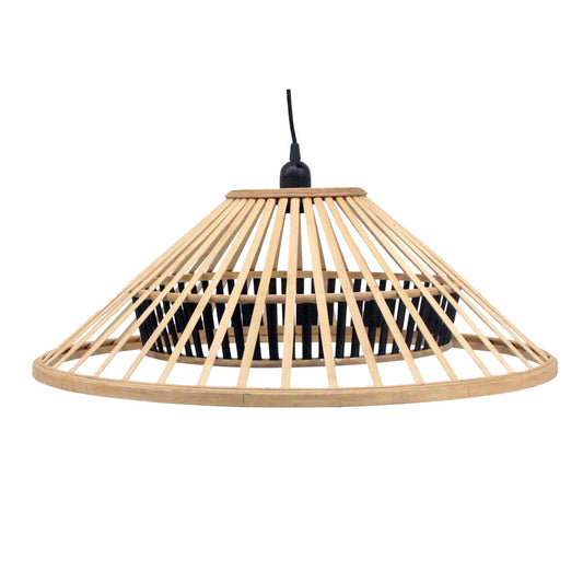 Lampadario DKD Home Decor Marrone Bambù 50 W (60 x 60 x 21 cm)