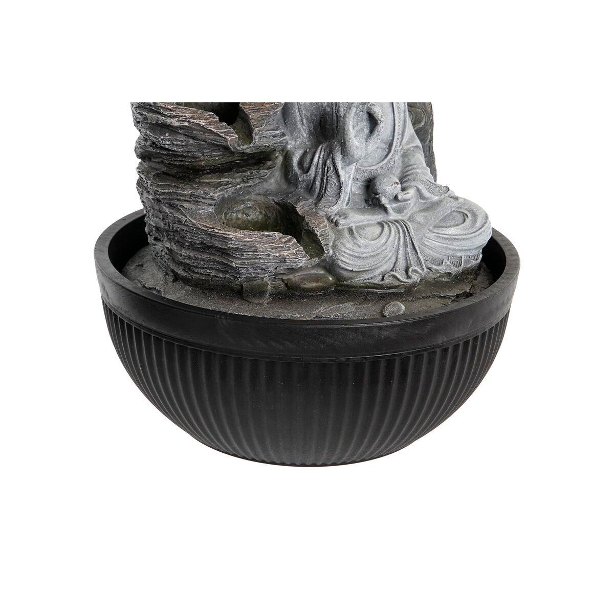 Fonte DKD Home Decor Buddha Resina Orientale (21 x 21 x 25 cm) (2 Unità)
