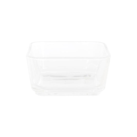 Vassoio per aperitivi DKD Home Decor Cristallo Naturale Bambù (21 x 21 x 6 cm) (280 ml)