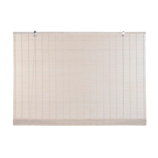 Store a rullo DKD Home Decor Verniciato Bianco Bambù (120 x 2 x 230 cm)