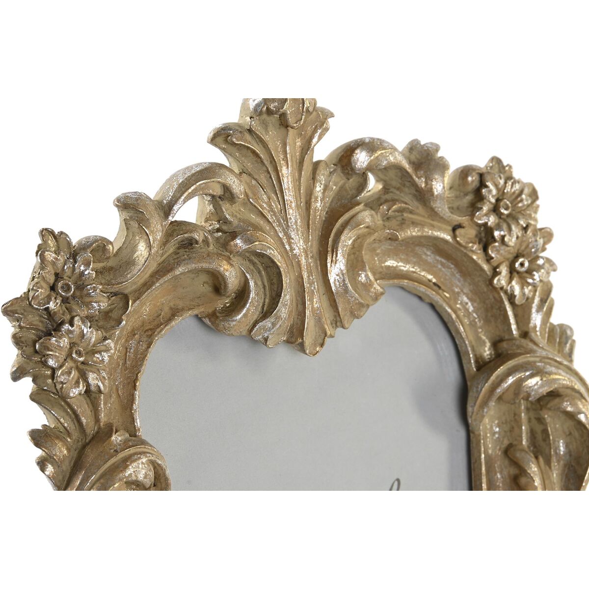 Cornice Portafoto DKD Home Decor Dorato Resina (16 x 2,6 x 23 cm)