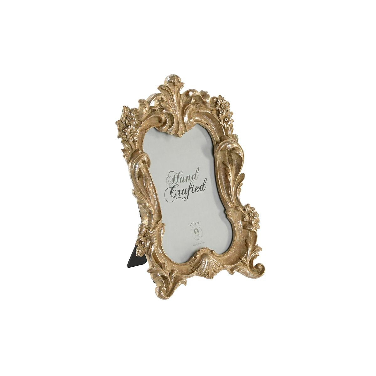 Cornice Portafoto DKD Home Decor Dorato Resina (16 x 2,6 x 23 cm)