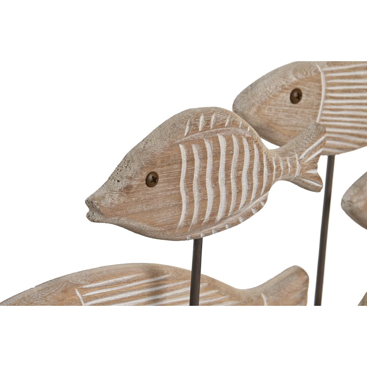 Statua Decorativa DKD Home Decor Finitura invecchiata Marrone Chiaro Spirali (51 x 8 x 27 cm)