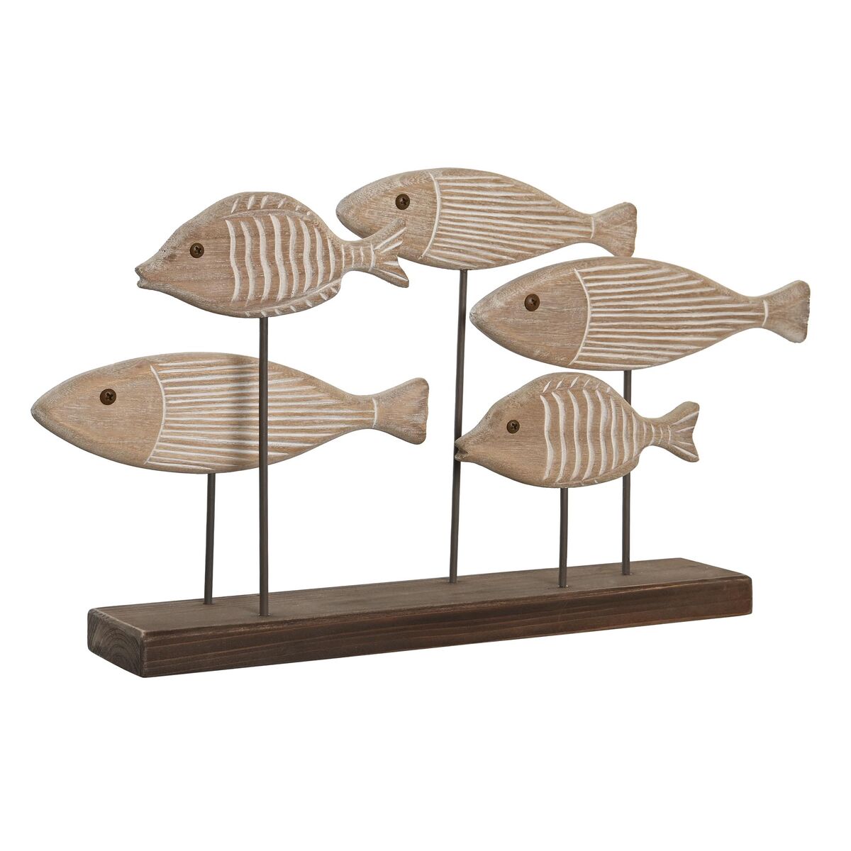 Statua Decorativa DKD Home Decor Finitura invecchiata Marrone Chiaro Spirali (51 x 8 x 27 cm)