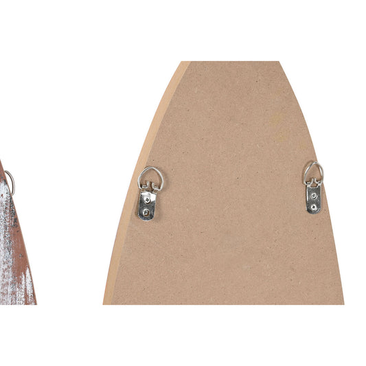 Decorazione da Parete DKD Home Decor Finitura invecchiata Multicolore Legno MDF (30 x 3 x 120 cm) (35 x 3 x 120 cm) (2 Unità)