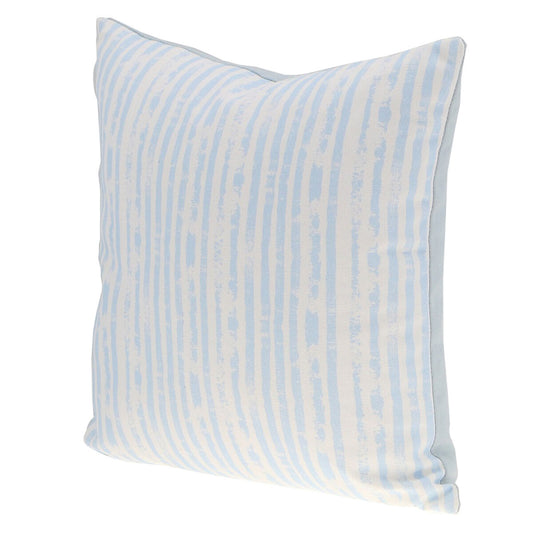 Cuscino DKD Home Decor Righe Azzurro Bianco Mediterraneo (45 x 15 x 45 cm)