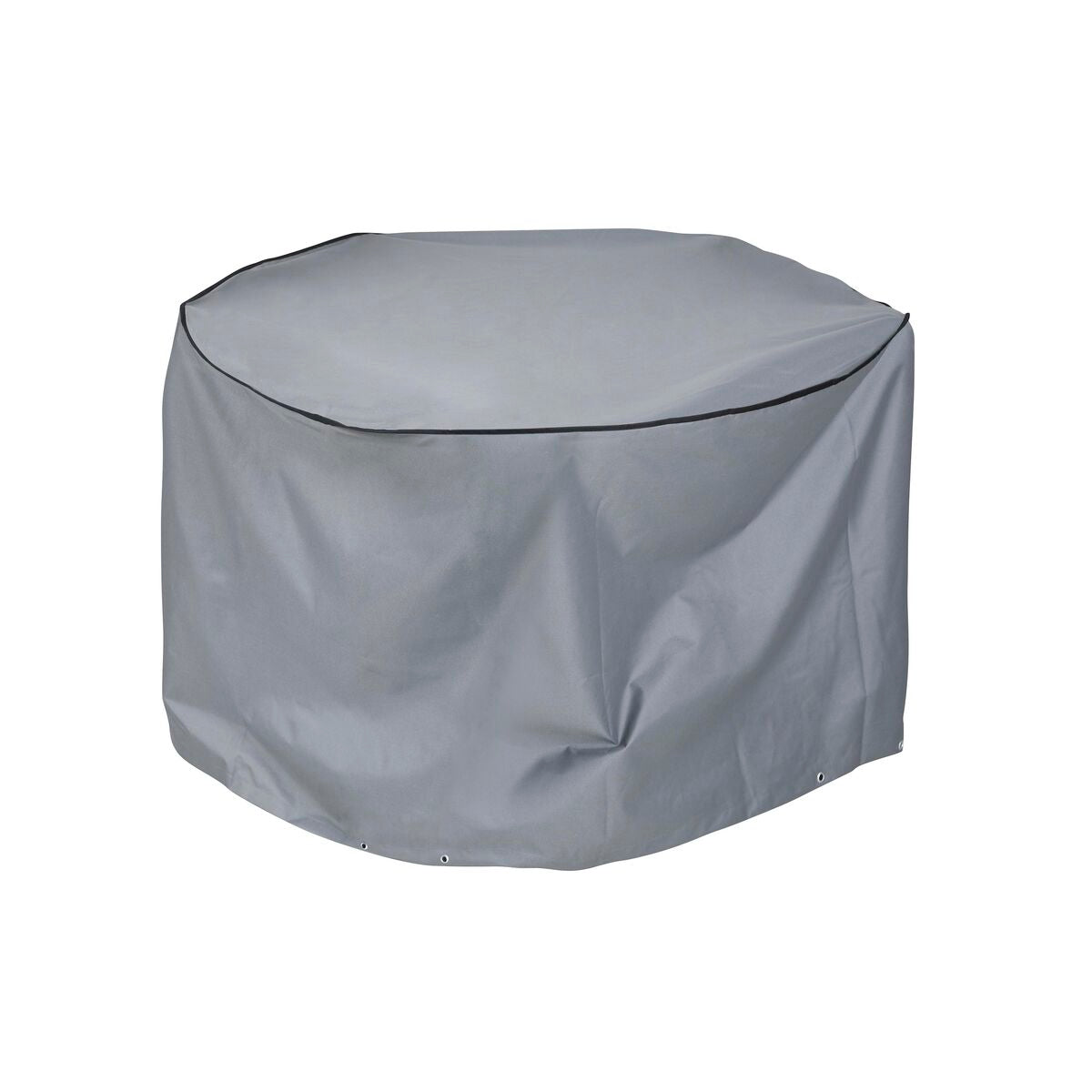 Custodia Protettrice DKD Home Decor Tavolo Nero Alluminio Grigio scuro (132 x 132 x 75 cm)