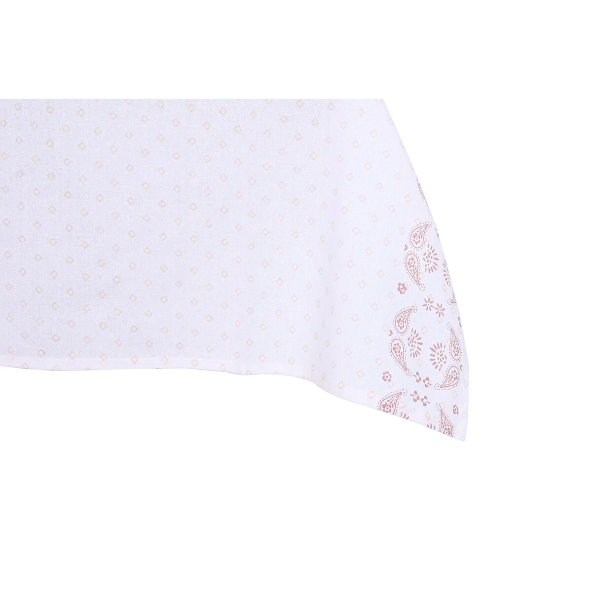 Tovaglia e tovaglioli DKD Home Decor Rosa Bianco (150 x 250 x 0,5 cm) (2 Unità)