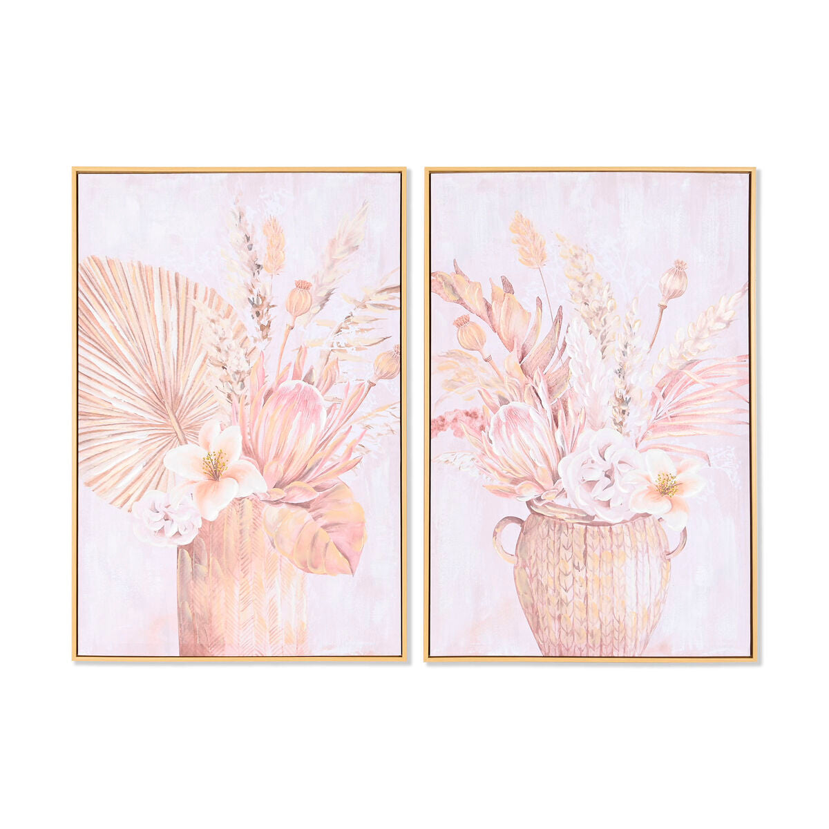 Quadro DKD Home Decor Vaso Scandinavo (60 x 3,5 x 90 cm) (2 Unità)