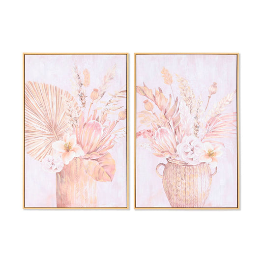 Quadro DKD Home Decor Vaso Scandinavo (60 x 3,5 x 90 cm) (2 Unità)