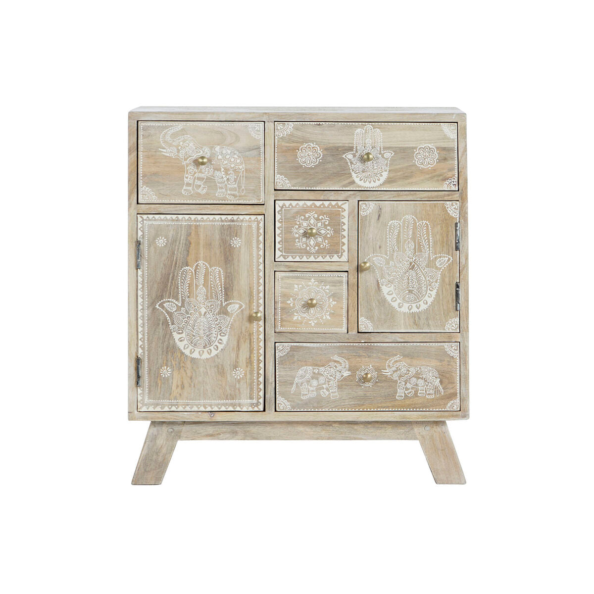 Cassettiera DKD Home Decor 61 x 33,5 x 68,5 cm Naturale Legno di mango