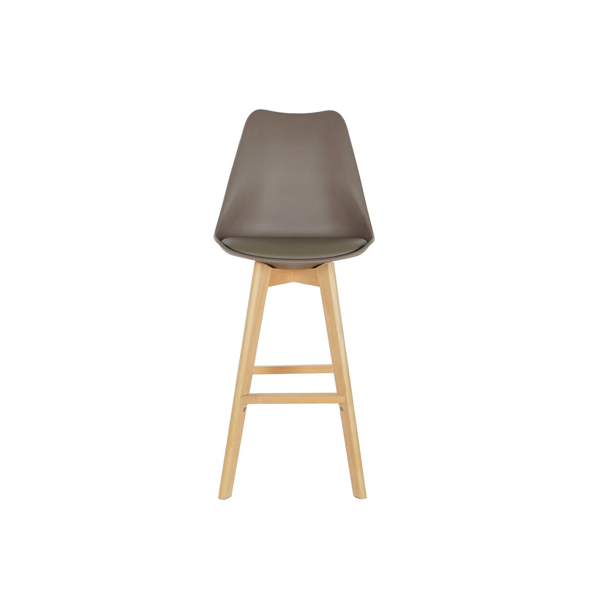 Sgabello DKD Home Decor 48,5 x 55 x 109 cm Grigio Faggio