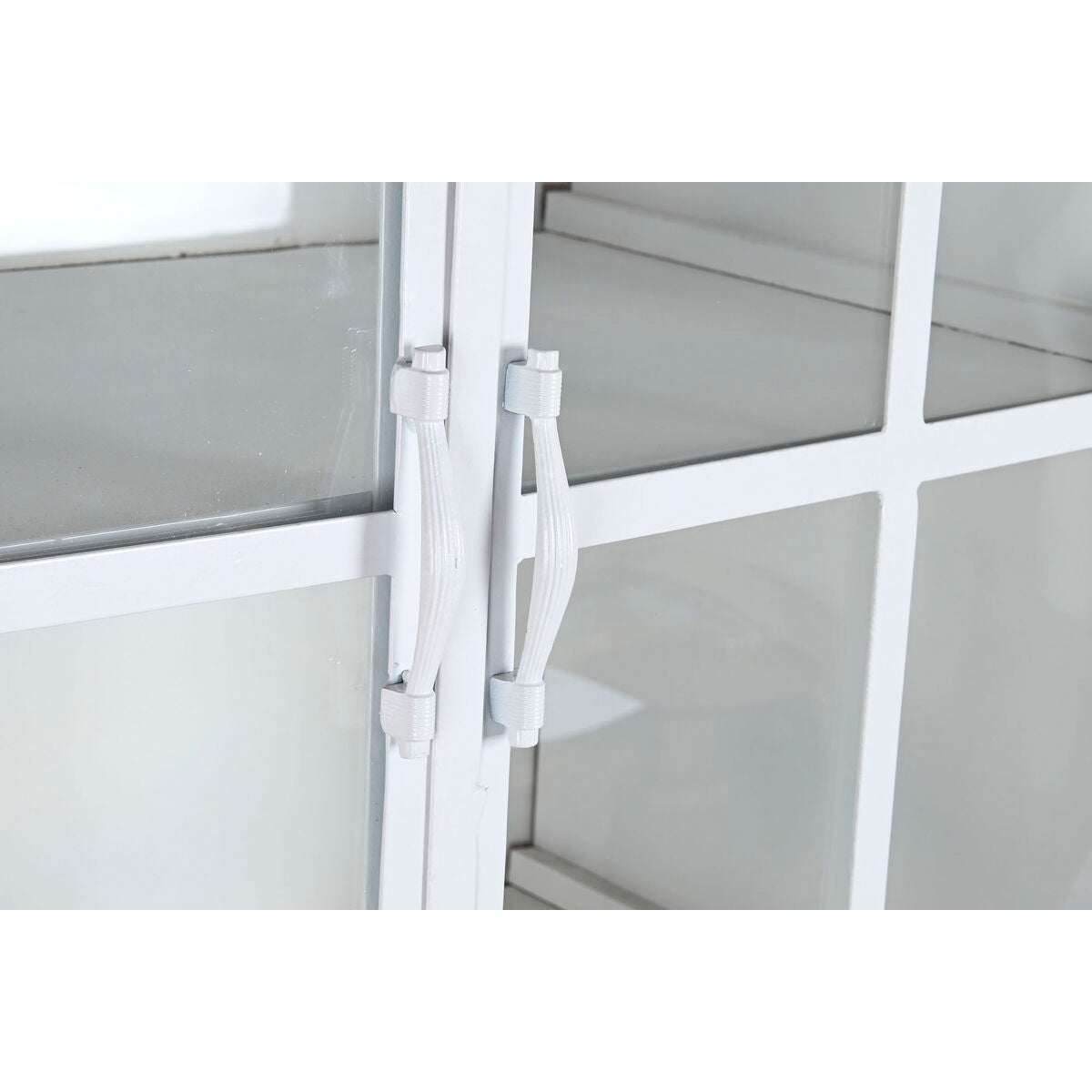 Scaffale DKD Home Decor Bianco Nero Metallo Legno di mango 170 x 45 x 200 cm