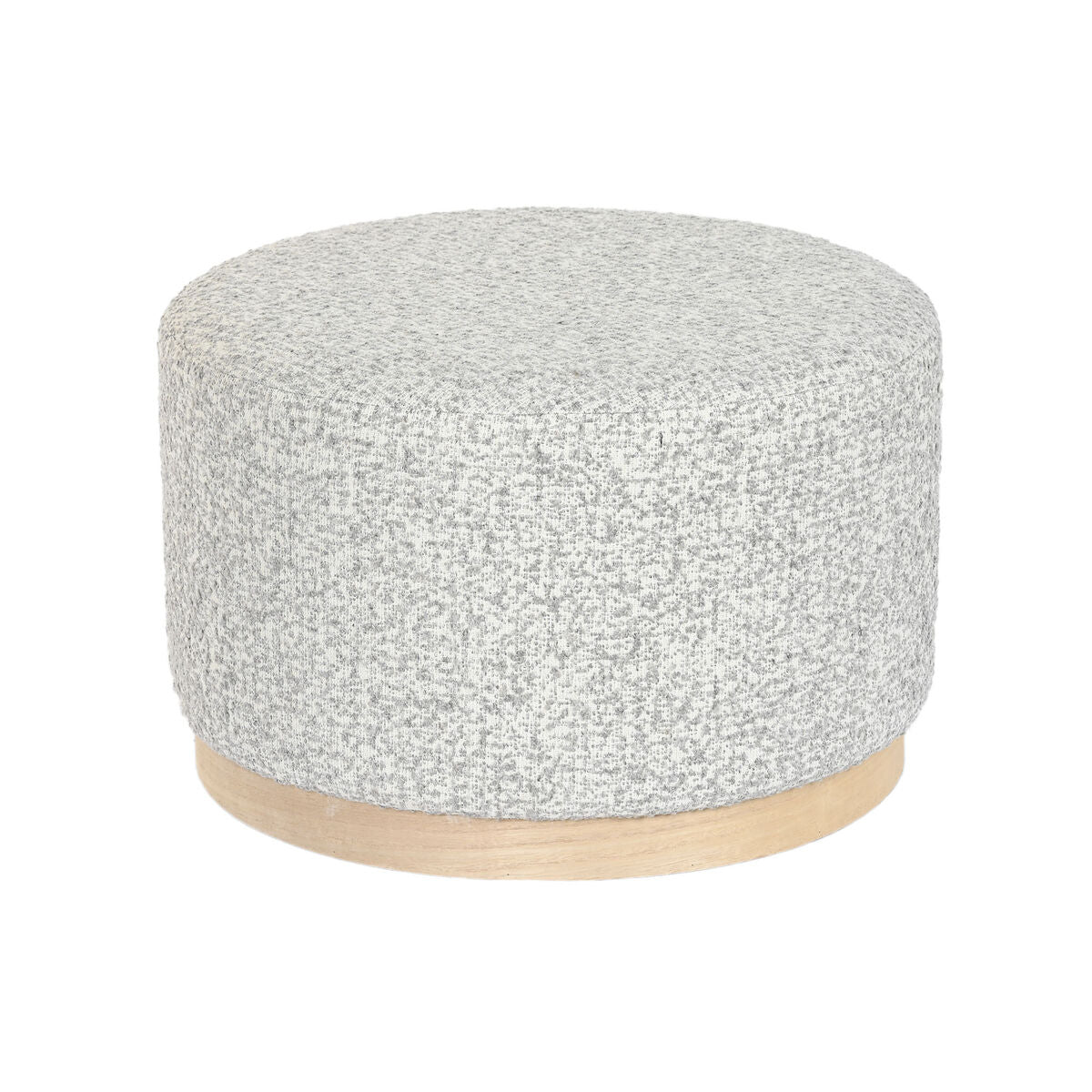 Panca DKD Home Decor 48 x 48 x 31 cm Grigio chiaro