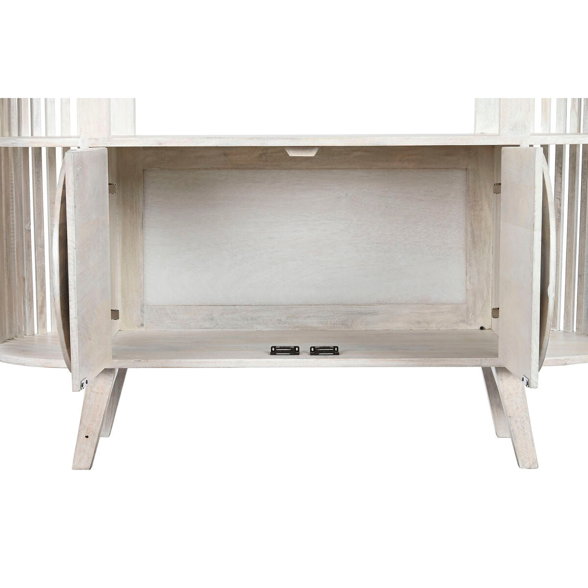 Scaffale DKD Home Decor Bianco Legno di mango (116 x 40 x 160 cm)