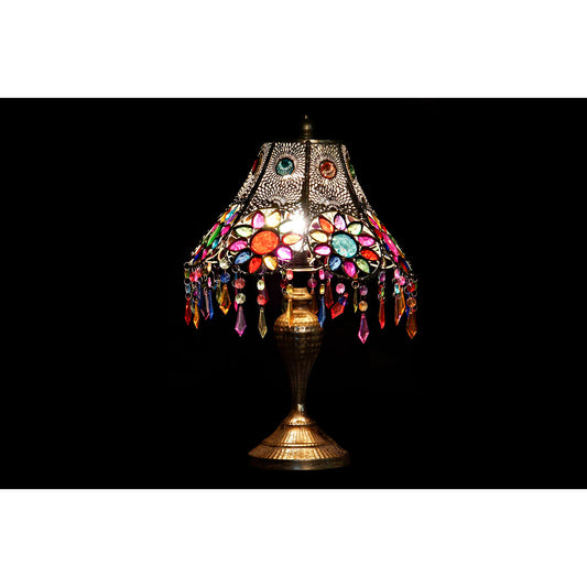 Lampada da tavolo DKD Home Decor 31 x 31 x 52 cm Dorato Metallo Multicolore 220 V 25 W 50 W