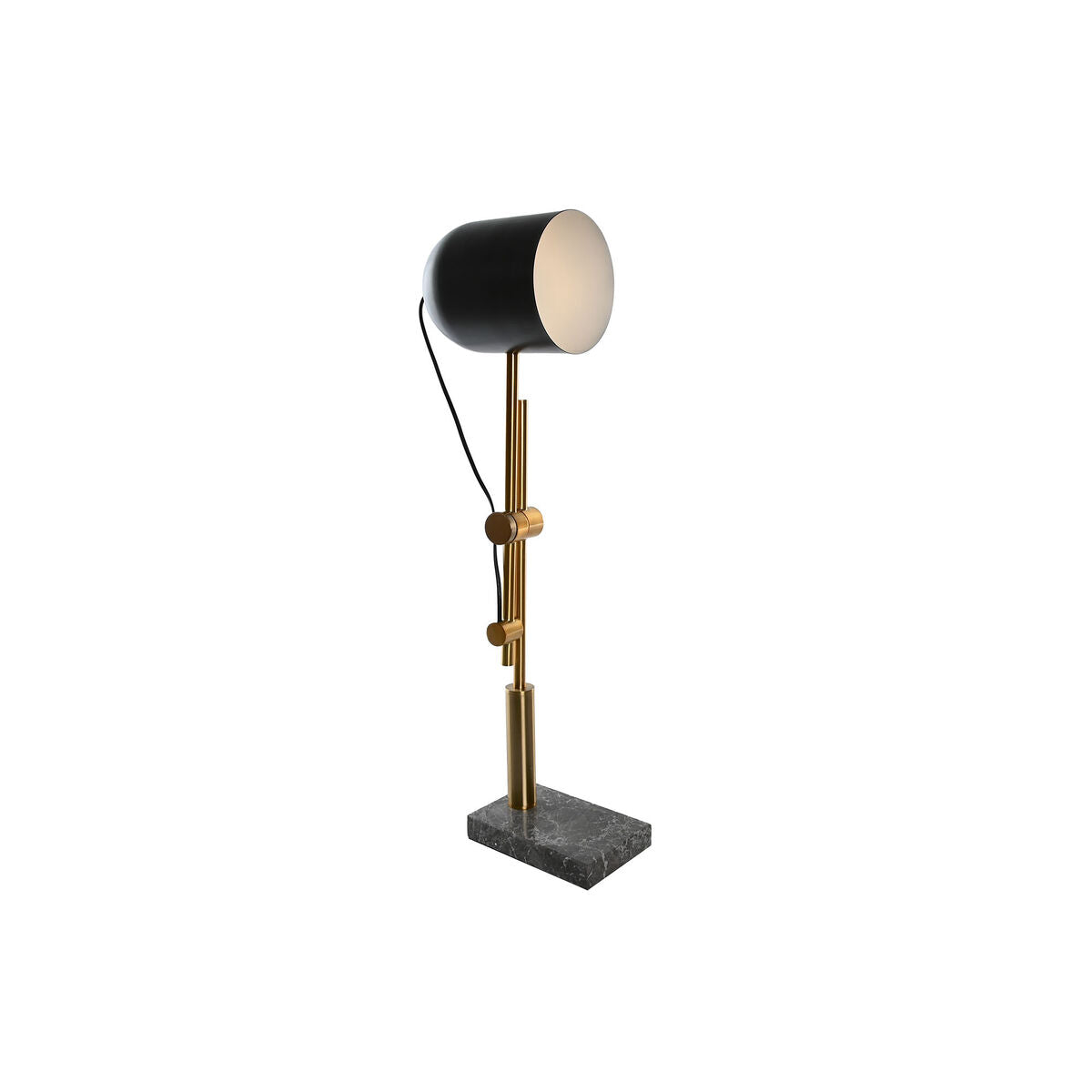 Lampada da tavolo DKD Home Decor Nero Grigio Dorato Metallo 220 V 60 W 45 x 45 x 70 cm