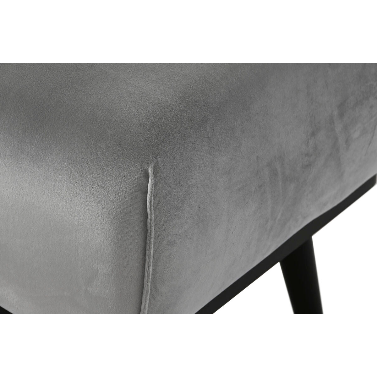 Panca DKD Home Decor Nero Grigio 70 x 50 x 42 cm