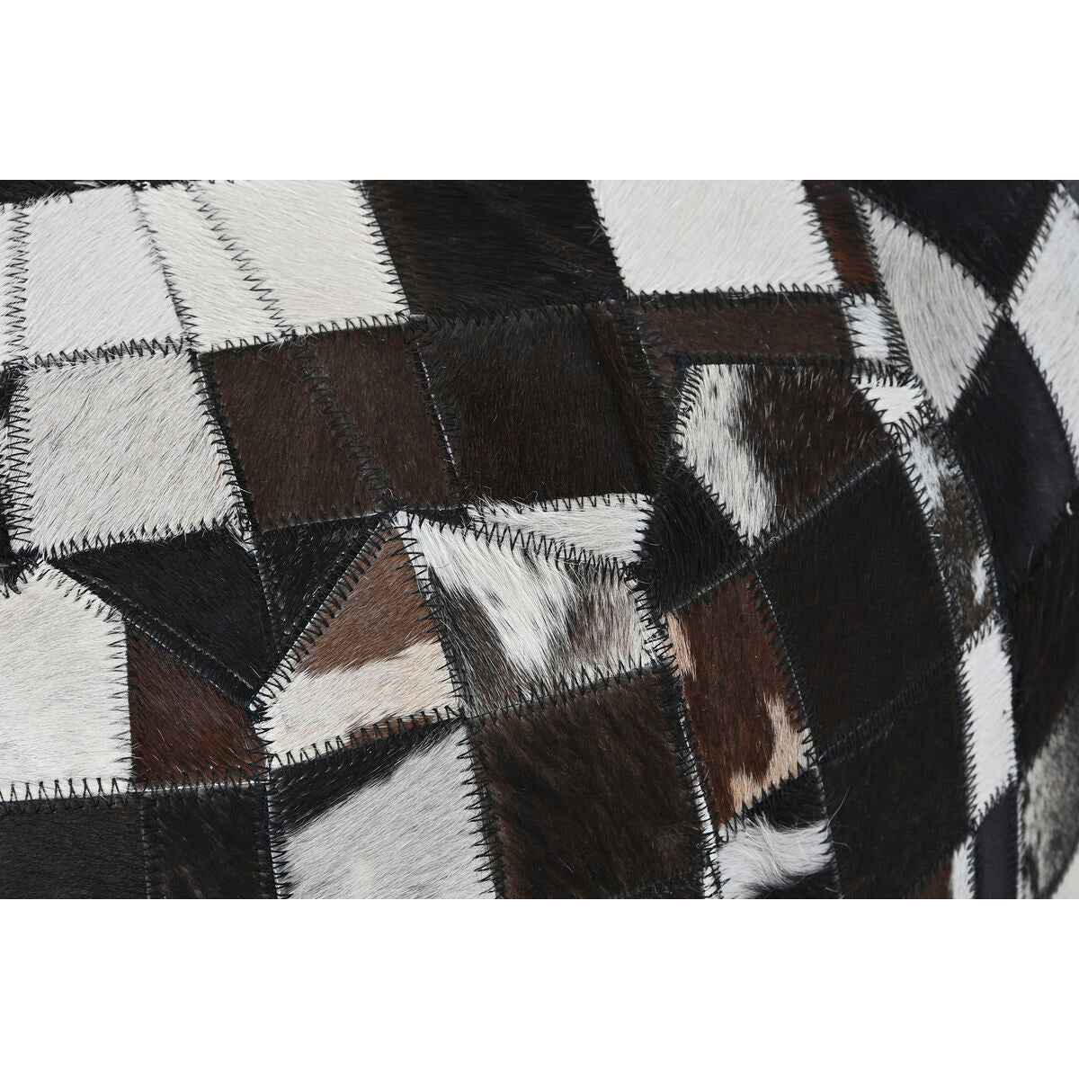 Cuscino DKD Home Decor Da terreno Crema Marrone scuro Coloniale 48 x 48 x 35 cm