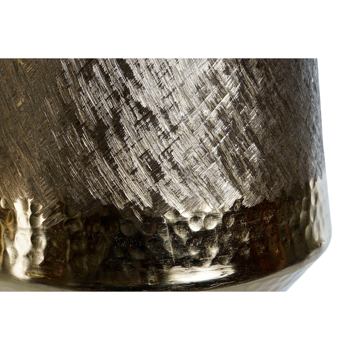 Centrotavola DKD Home Decor Dorato Argentato Romantico 19 x 19 x 20 cm (2 Unità)