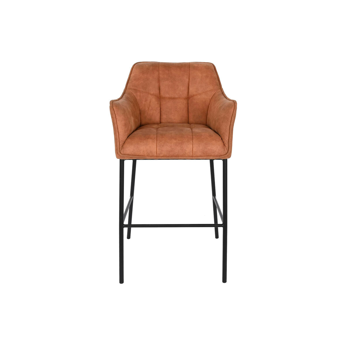 Sgabello DKD Home Decor Nero Cammello Metallo 59 x 60 x 107 cm