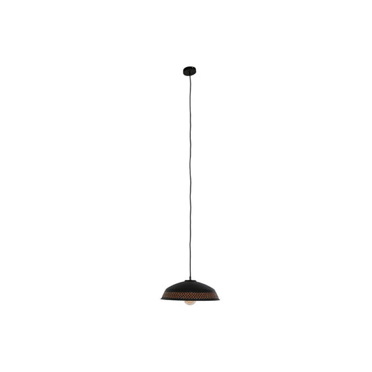 Lampadario DKD Home Decor Marrone Nero Crema Metallo 50 W 42 x 42 x 24 cm (2 Unità)