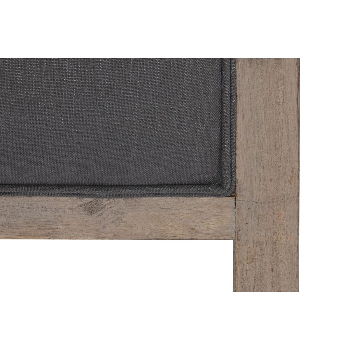 Testiera del Letto DKD Home Decor Grigio scuro Legno d'albero della gomma 160 x 10 x 120 cm