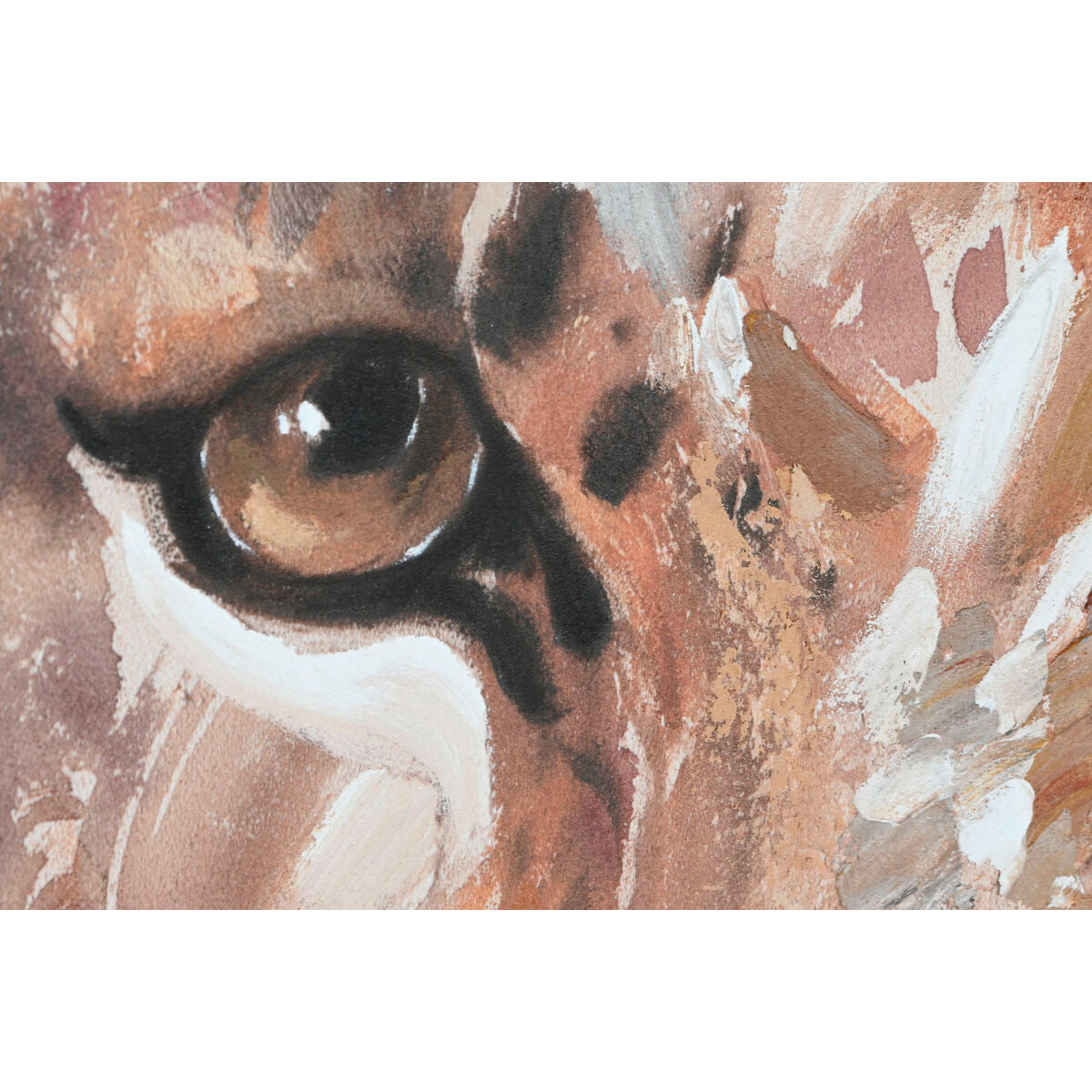 Quadro Home ESPRIT Coloniale Tigre 80 x 3,7 x 100 cm (2 Unità)