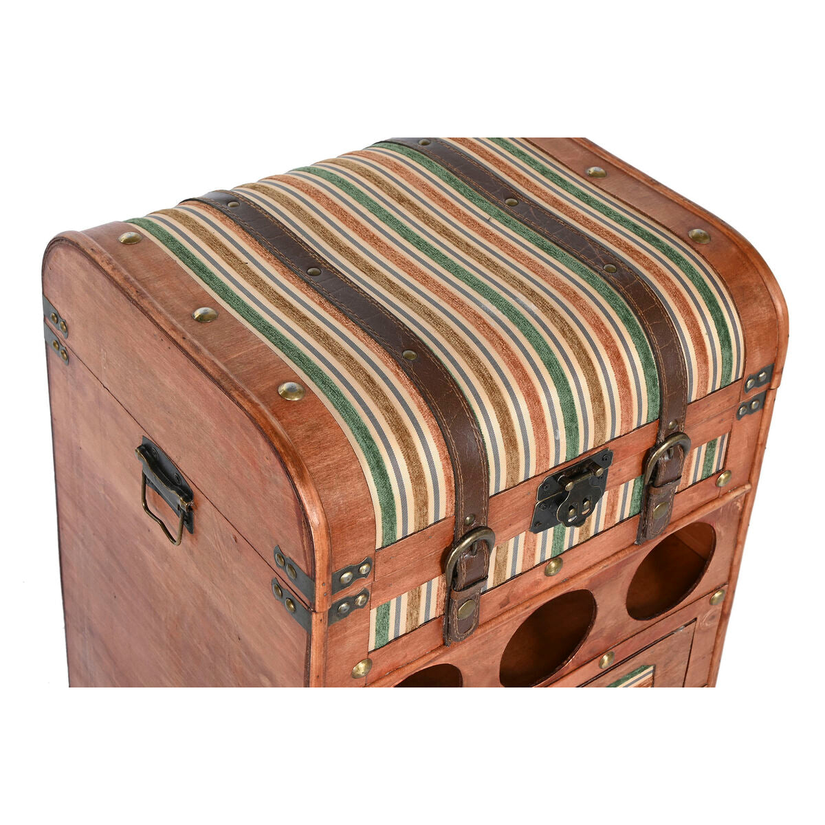 Portabottiglie Home ESPRIT Marrone Pioppo 40 x 35,5 x 71 cm