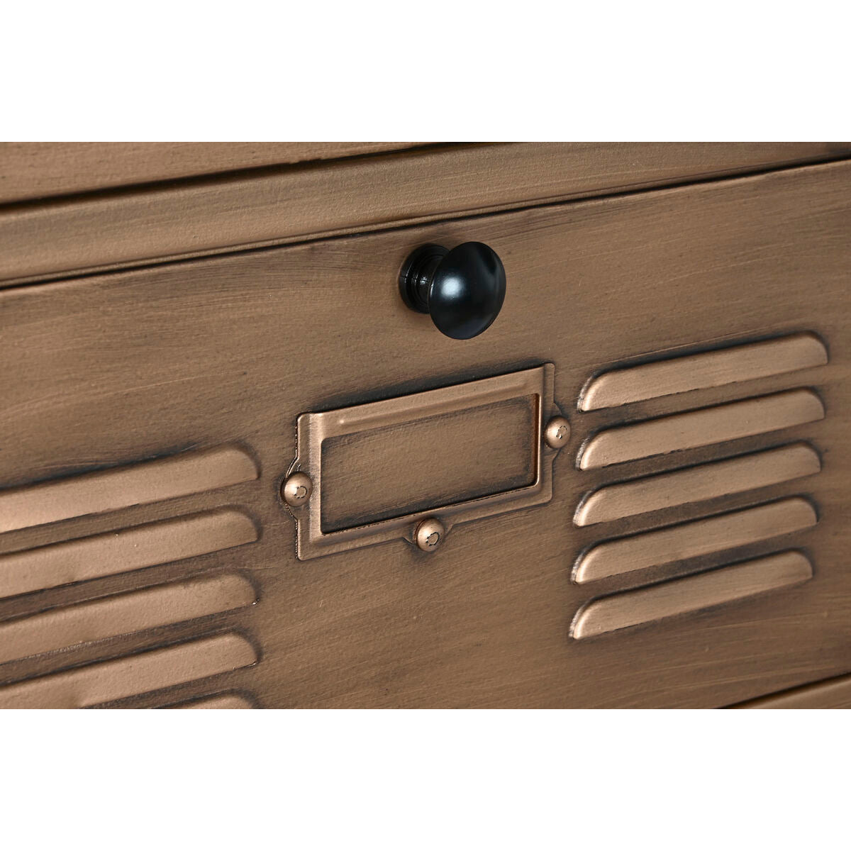 Cassettiera Home ESPRIT Dorato Metallo Loft 40 x 34 x 139 cm