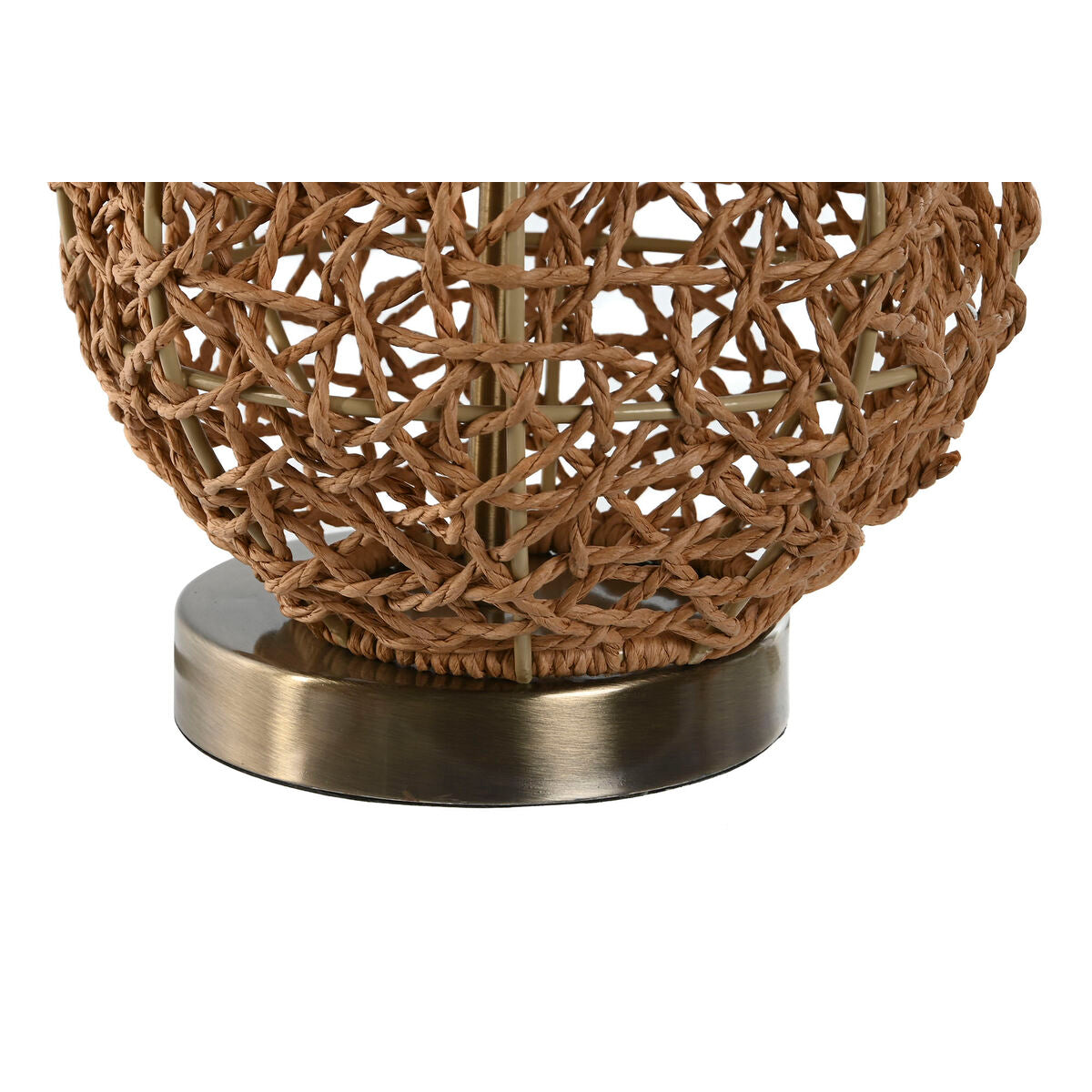 Lampada da tavolo Home ESPRIT Marrone Beige Dorato Naturale 50 W 220 V 33 x 33 x 60 cm