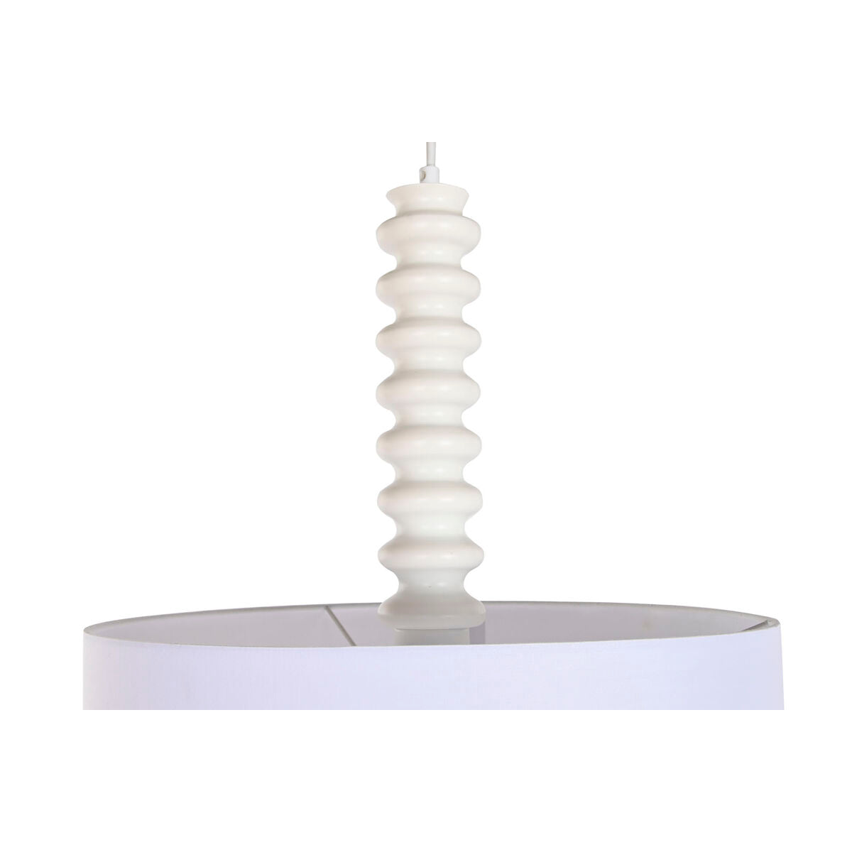 Lampadario Home ESPRIT Bianco Ferro 40 x 40 x 50 cm