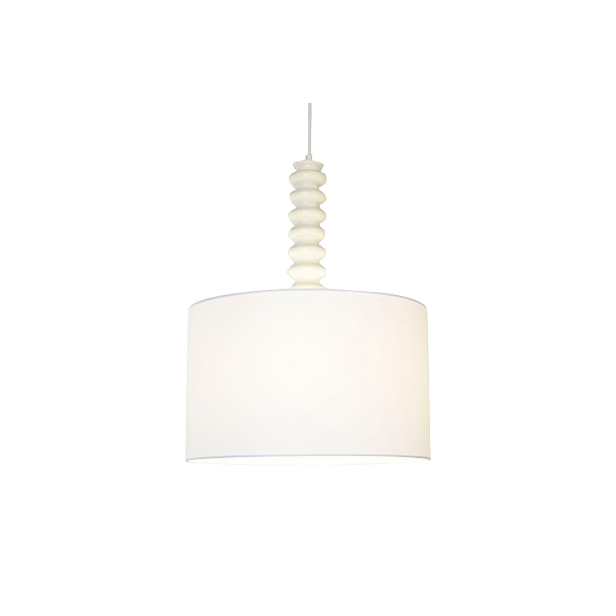 Lampadario Home ESPRIT Bianco Ferro 40 x 40 x 50 cm