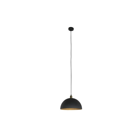 Lampadario Home ESPRIT Nero Dorato Metallo 50 W 35 x 35 x 18 cm