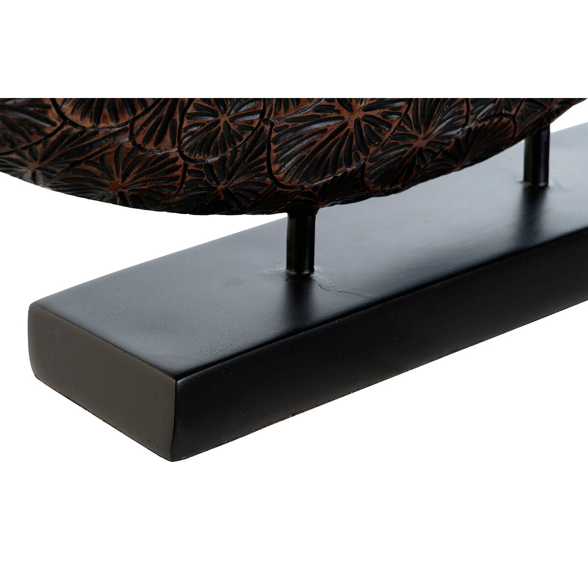 Statua Decorativa Home ESPRIT Marrone Nero Coloniale 66 x 8 x 23 cm